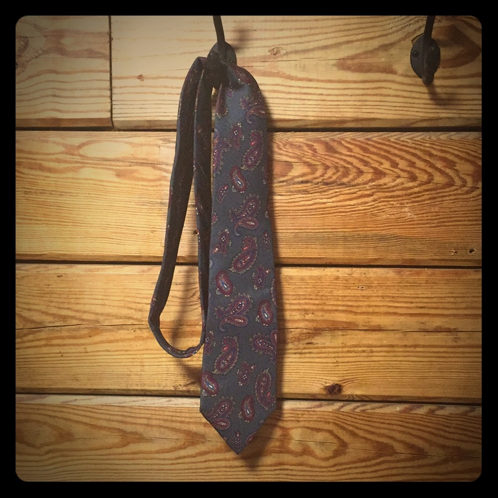 Men’s Dior Paisley Silk Necktie. 56”